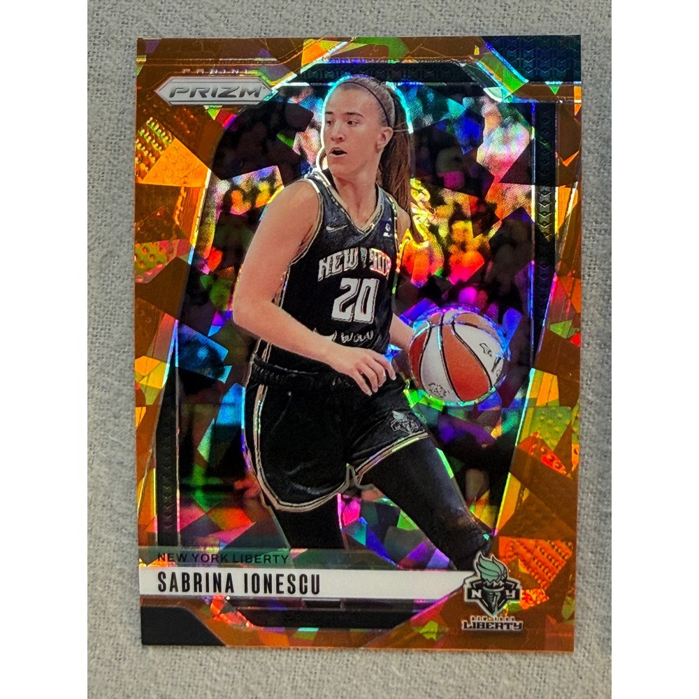 2024-25 Panini Sabrina Ionescu WNBA 6 Card Lot Prizm Donruss Monopoly Orange Ice - Picture 3 of 8